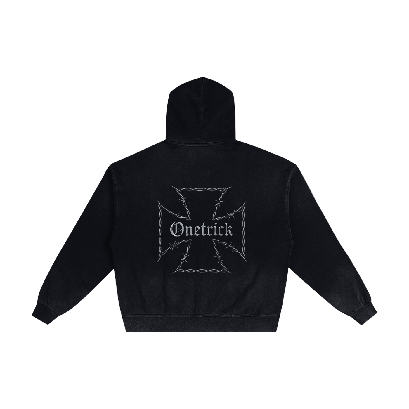 Barbed Iron Cross Zip-up