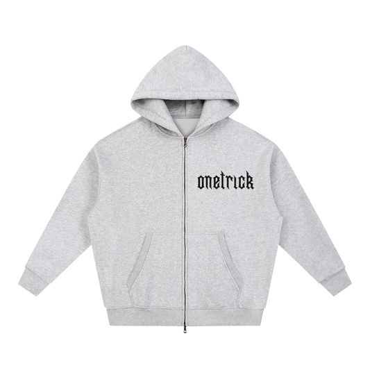 Tribal Iron Cross Zip-up